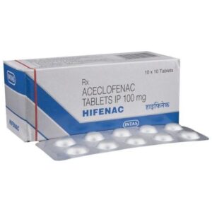 HIFENAC-100MG MUSCULO SKELETAL CV Pharmacy