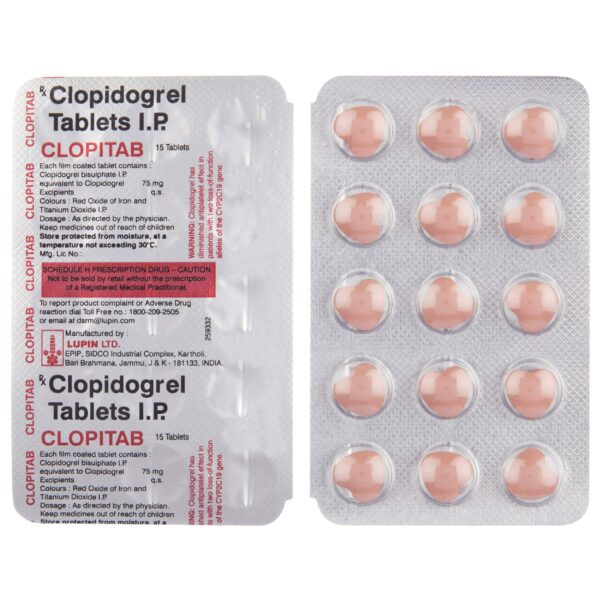 CLOPITAB (75MG) TAB ANTIPLATELETS CV Pharmacy 2