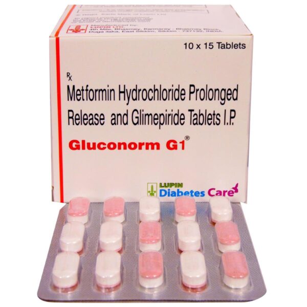 GLUCONORM-G1 TAB ENDOCRINE CV Pharmacy