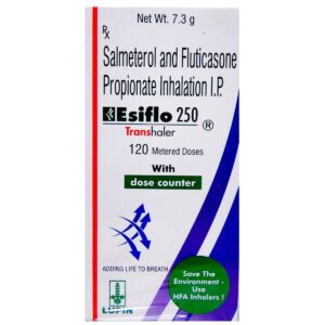 ESIFLO 250 TRANSHALER ANTIASTHAMATICS CV Pharmacy