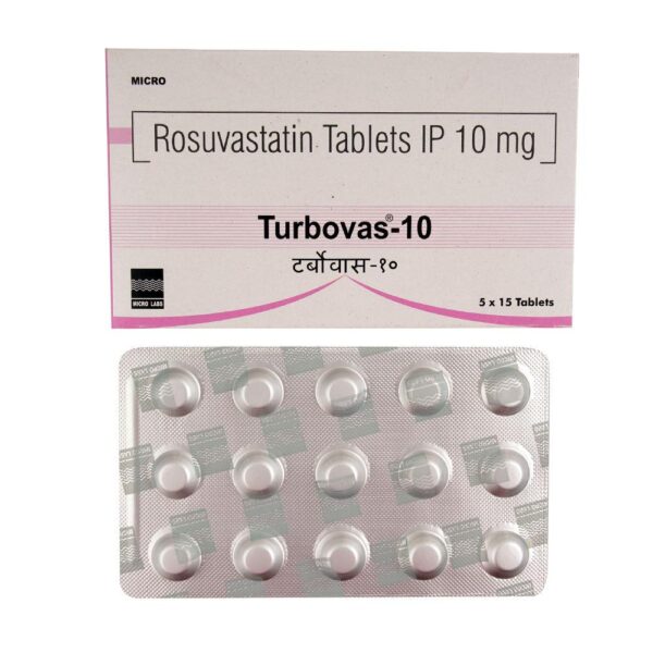 TURBOVAS 10MG ANTIHYPERLIPIDEMICS CV Pharmacy