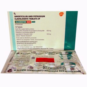 AUGMENTIN 625 DUO TAB ANTI-INFECTIVES CV Pharmacy