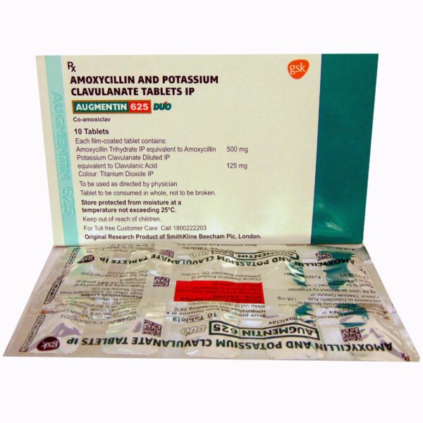 AUGMENTIN 625 DUO TAB ANTI-INFECTIVES CV Pharmacy 2