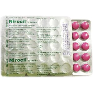 NIROCIL TABS 30`S AYURVEDIC CV Pharmacy
