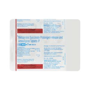 MET-XL AM 25/2.5 TAB BETA BLOCKER CV Pharmacy