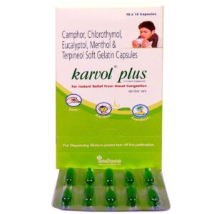 KARVOL PLUS VAPOCAP Medicines CV Pharmacy