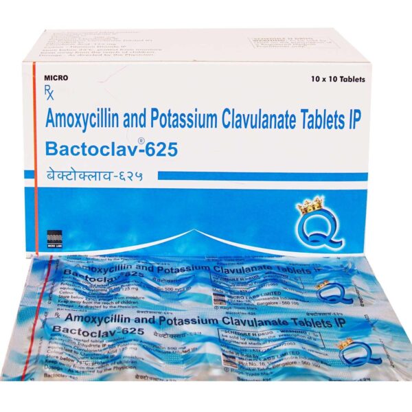 BACTOCLAV 625MG TAB Medicines CV Pharmacy