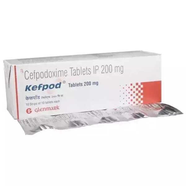 KEFPOD 200 MG TAB ANTI-INFECTIVES CV Pharmacy 2