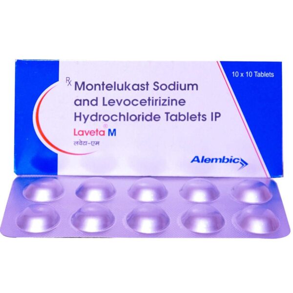 LAVETA 5MG TAB ANTI HISTAMINICS CV Pharmacy