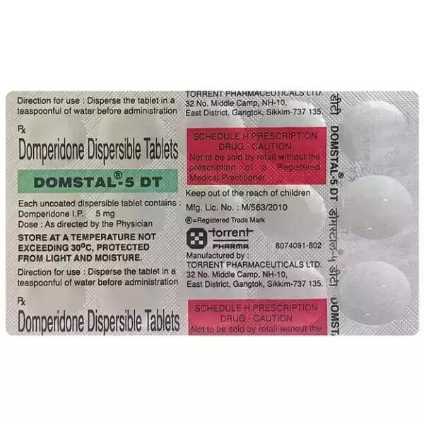 DOMSTAL 5 DT ANTIEMETICS CV Pharmacy 2