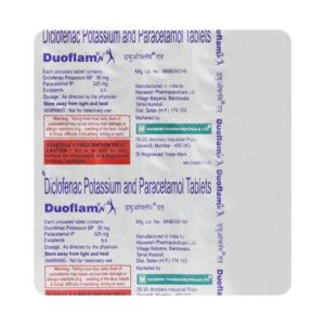 DUOFLAM N TAB Medicines CV Pharmacy