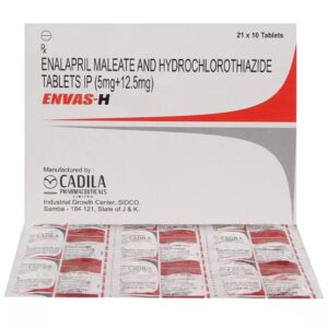 ENVAS-H 5MG TAB ACE INHIBITORS CV Pharmacy