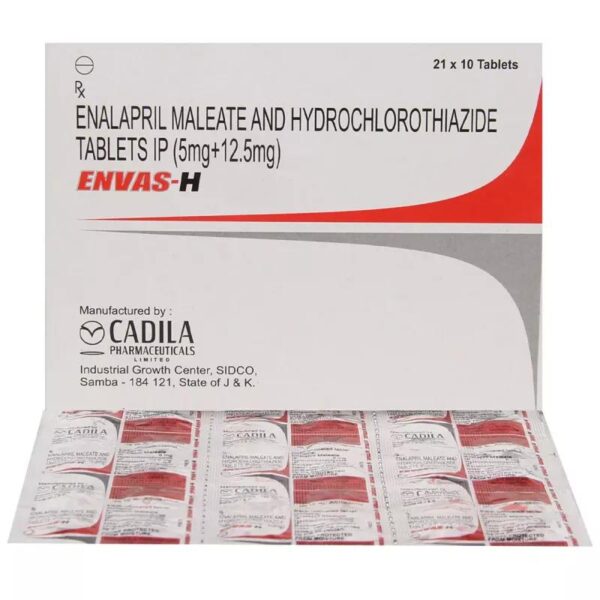 ENVAS-H 5MG TAB ACE INHIBITORS CV Pharmacy