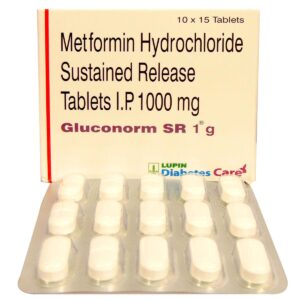 GLUCONORM SR 1000MG TAB ENDOCRINE CV Pharmacy