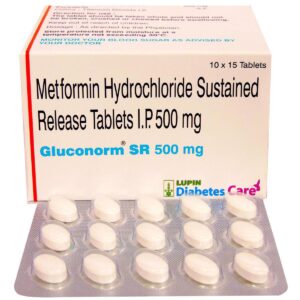 GLUCONORM SR 500 TAB ENDOCRINE CV Pharmacy