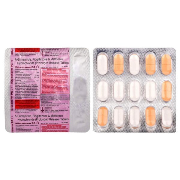 GLUCONORM-PG 2 TAB ENDOCRINE CV Pharmacy