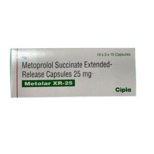 METOLAR XR 25 BETA BLOCKER CV Pharmacy