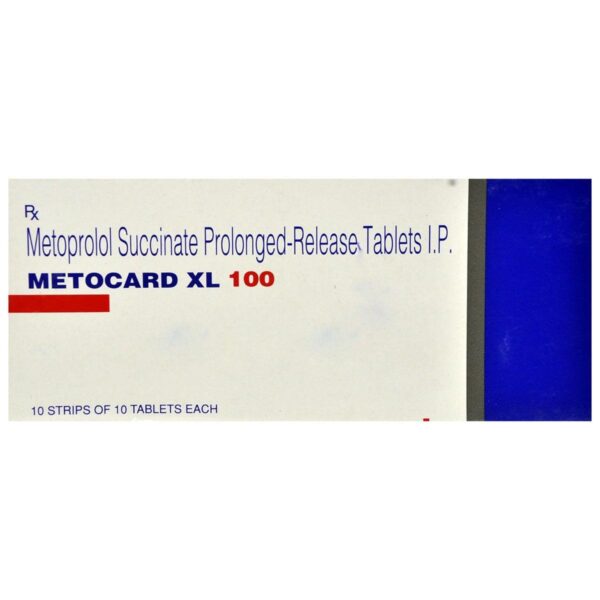 METOCARD XL 100 BETA BLOCKER CV Pharmacy