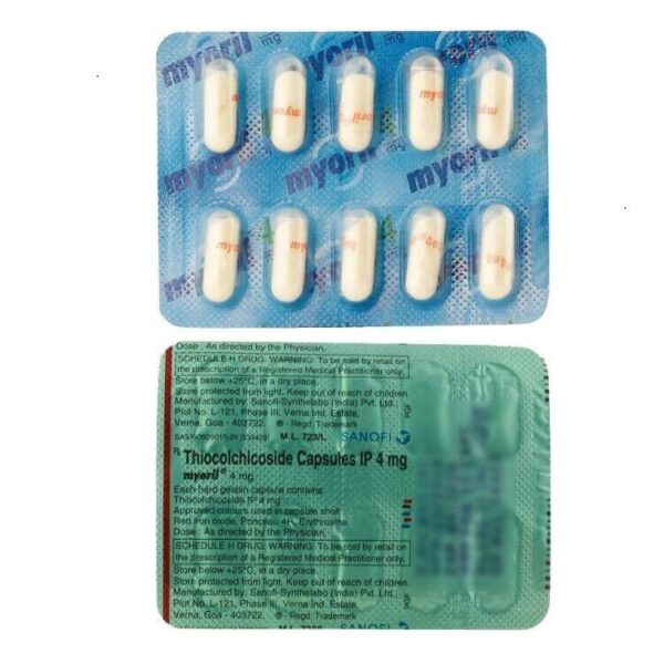 MYORIL 4MG CAP MUSCLE RELAXANTS CV Pharmacy