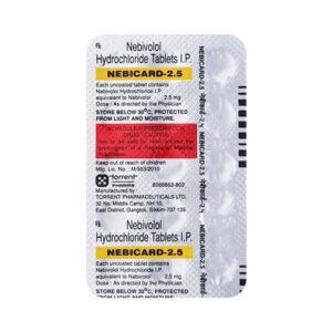 NEBICARD-2.5 TAB BETA BLOCKER CV Pharmacy