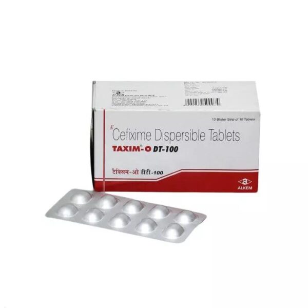 TAXIM-O 100 DT Medicines CV Pharmacy