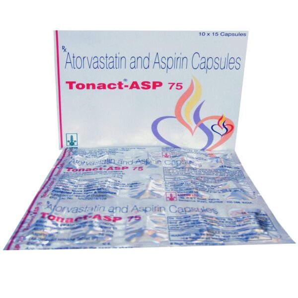 TONACT-ASP 75 ANTIHYPERLIPIDEMICS CV Pharmacy