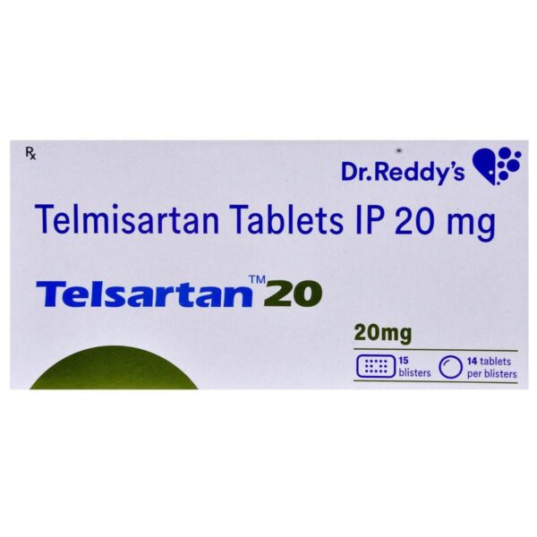 TELSARTAN 20 TAB ANGIOTENSIN-II ANTAGONIST CV Pharmacy