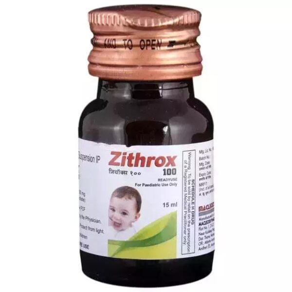 ZITHROX-100MG SUSP 15ML ANTI-INFECTIVES CV Pharmacy