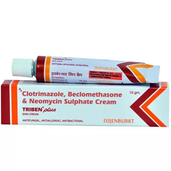 TRIBEN PLUS CREAM 10G DERMATOLOGICAL CV Pharmacy