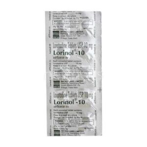 LORINOL 10MG TAB ANTI HISTAMINICS CV Pharmacy