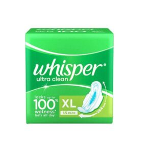WHISPER ULTRA 15`S WINGS SANITARY PRODUCTS CV Pharmacy