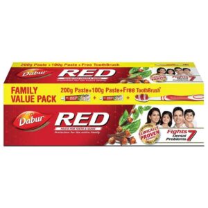 DABUR RED TOOTH PASTE-200G DENTAL AND BUCCAL CV Pharmacy