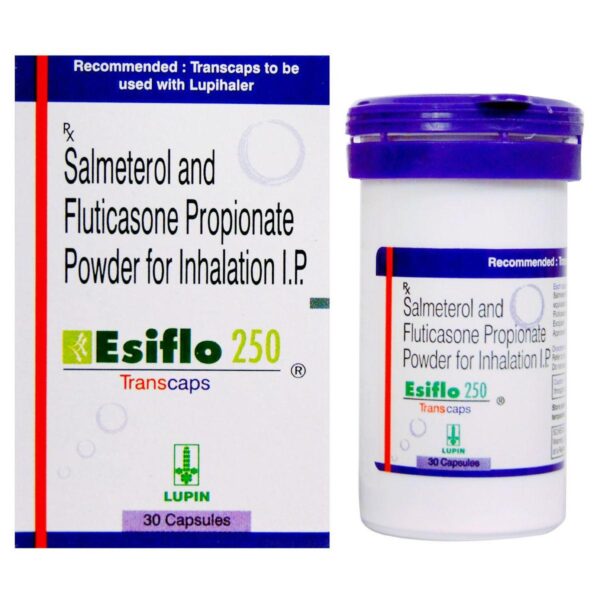 ESIFLO 250 TRANSCAP ANTIASTHAMATICS CV Pharmacy