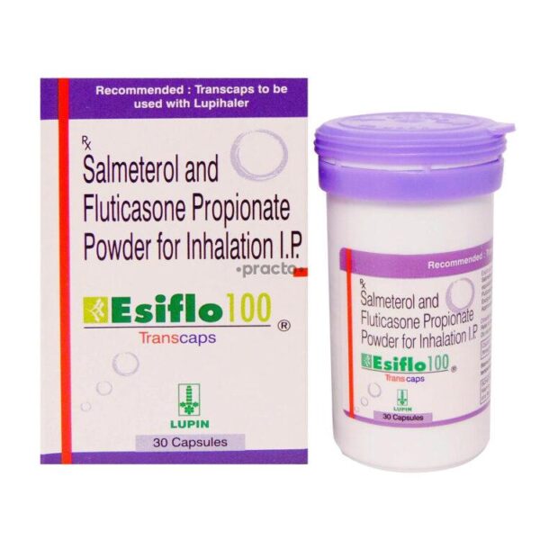 ESIFLO 100 TRANSCAP ANTIASTHAMATICS CV Pharmacy