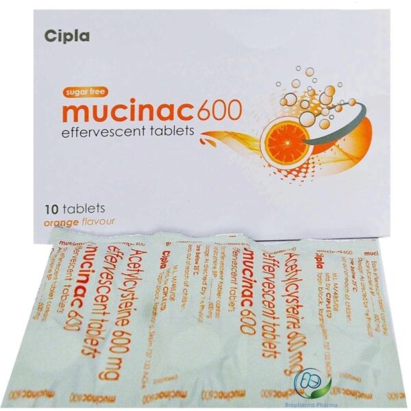 MUCINAC-600 Medicines CV Pharmacy