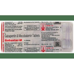 GABASTAR-M Medicines CV Pharmacy