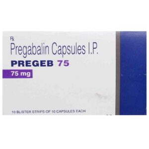 PREGEB  75MG CAPS CNS ACTING CV Pharmacy