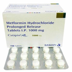 CETAPIN XR 1000MG ENDOCRINE CV Pharmacy