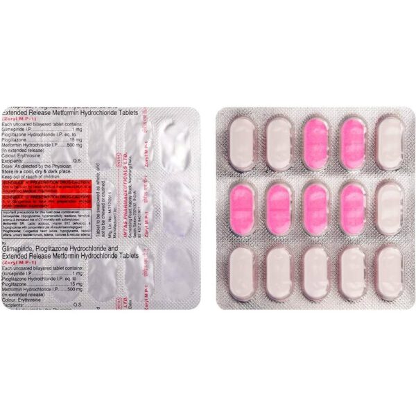 ZORYL-MP 1 TAB ENDOCRINE CV Pharmacy