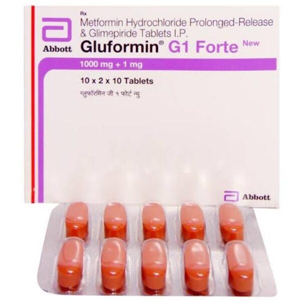 GLUFORMIN G1 FORTE Medicines CV Pharmacy