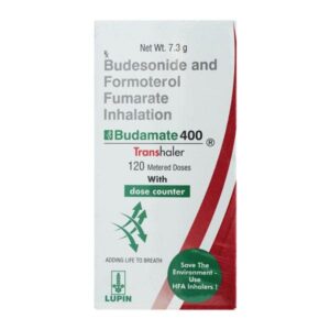 BUDAMATE 400MCG TRANSHALER ANTIASTHAMATICS CV Pharmacy