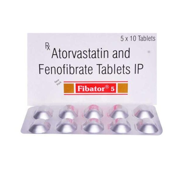 FIBATOR 5MG TAB ANTIHYPERLIPIDEMICS CV Pharmacy