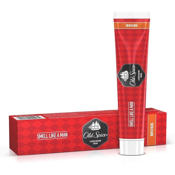 OLD SPICE (MUSK) 70G SHAVING CREAM GROOMING CV Pharmacy