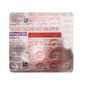 PIOSYS-30 TAB ENDOCRINE CV Pharmacy