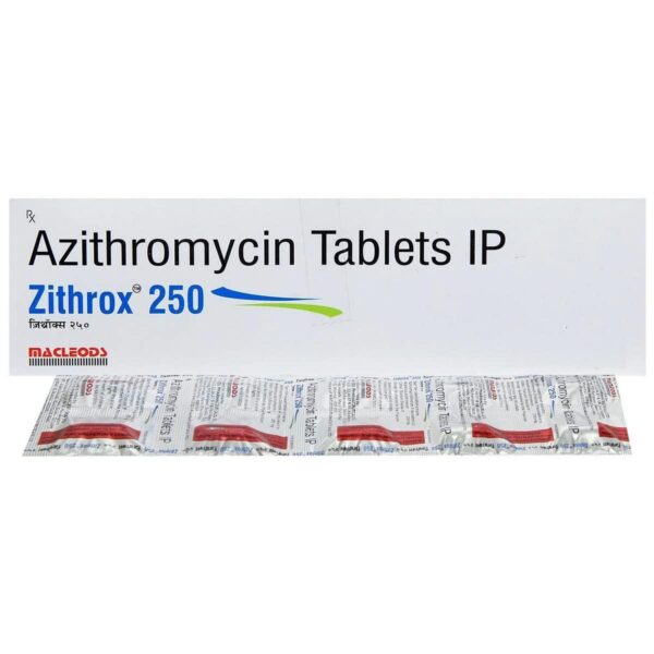 ZITHROX 250MG TAB ANTI-INFECTIVES CV Pharmacy