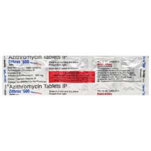 ZITHROX 500MG TAB ANTI-INFECTIVES CV Pharmacy