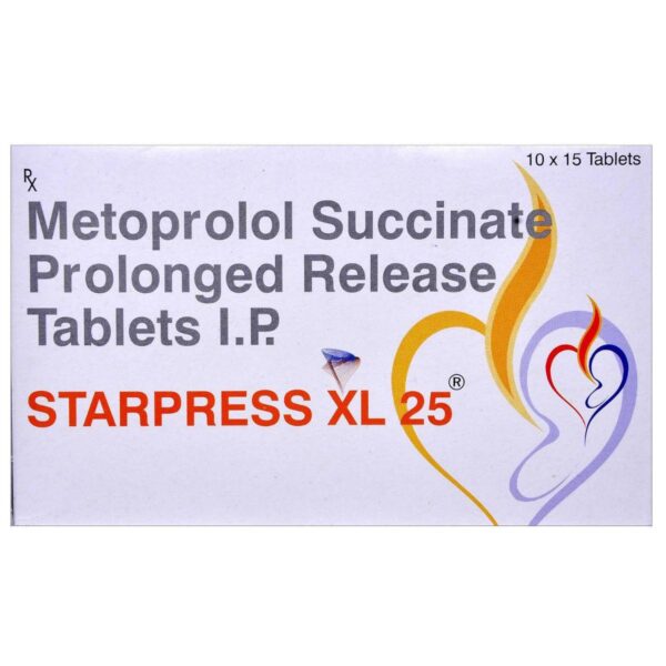 STARPRESS XL 25 TAB BETA BLOCKER CV Pharmacy