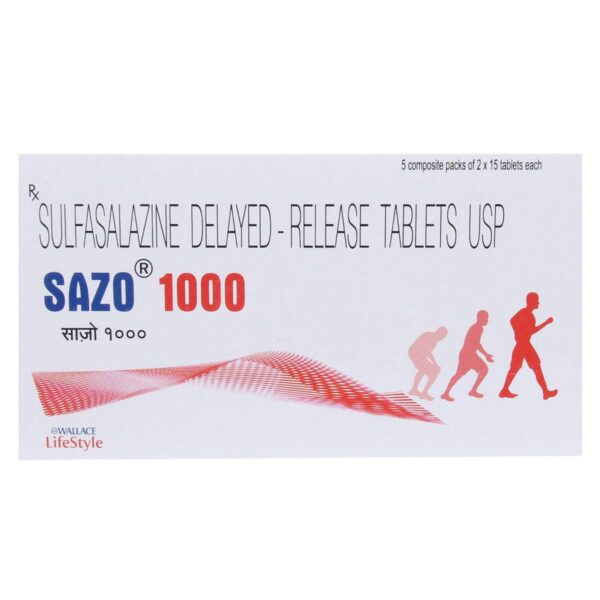 SAZO-1000MG TAB Medicines CV Pharmacy