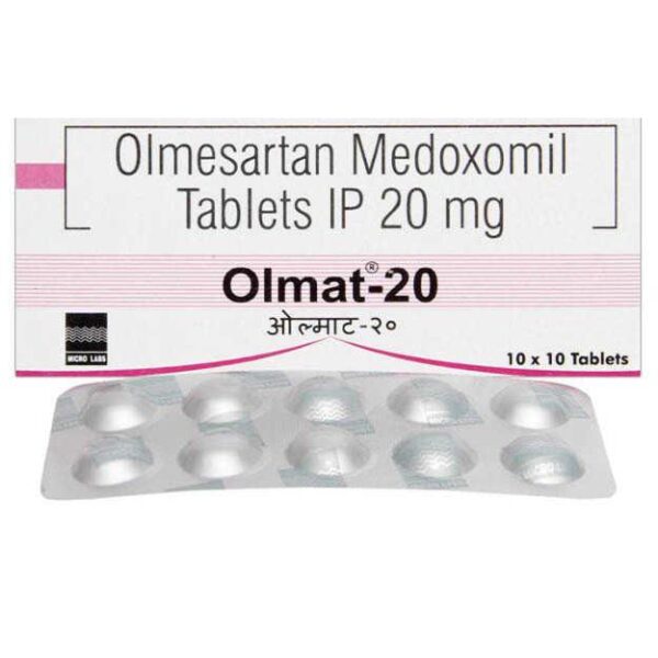 OLMAT 20 TAB ANGIOTENSIN-II ANTAGONIST CV Pharmacy