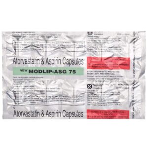 MODLIP ASG 75 CAPS ANTIHYPERLIPIDEMICS CV Pharmacy